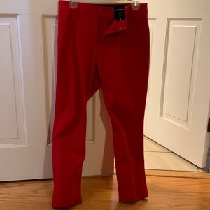 Banana Republic Sloan style red pants